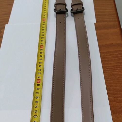 Leather adjustable straps for women's bag like new, set of 2
