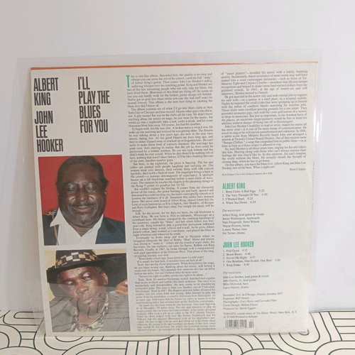 Albert King John Lee Hooker I'll Play The Blues For You vinyl used, blues
