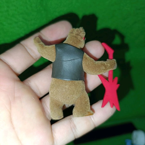 Masha and the Bear Bear figure used with electric guitar