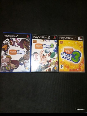 Eye Toy Play 1, 2, 3 PS2 μεταχειρισμένο, πλήρες σετ