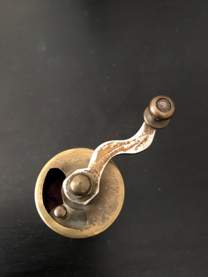 Vintage spice mill non-functional