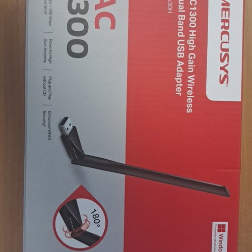 Mercusys AC1300 USB Adapter for Wi-Fi new