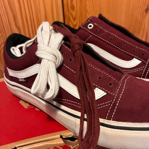 Vans Old Skool Pro-Skate suede shoes size EU43 like new, burgundy