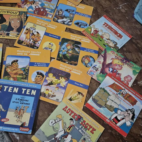 Children's DVDs used, pack of 19, dubbed