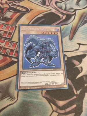 Summoned Skull Yu-Gi-Oh card, secret rare, like new