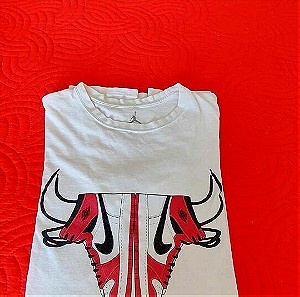 Αντρικό μπλουζάκι Jordan Bulls logo