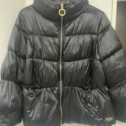 Lynne Jacket Like New Black With Leopard Lining And Hidden Hood