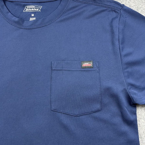 Dickies T-shirt with pocket, dark blue, size M