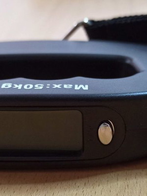 Ηλεκτρονική ζυγαριά βαλίτσας travel bag weight νέα, μαύρη