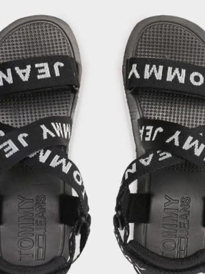 Tommy Hilfiger sandals like new, size 40, black