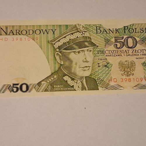 50 Zloty 1988 Poland banknote like new