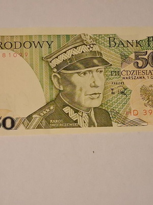 50 Zloty 1988 Poland banknote like new