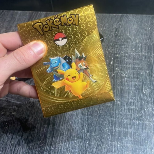 Pokemon gold cards limited edition, pack of 10
