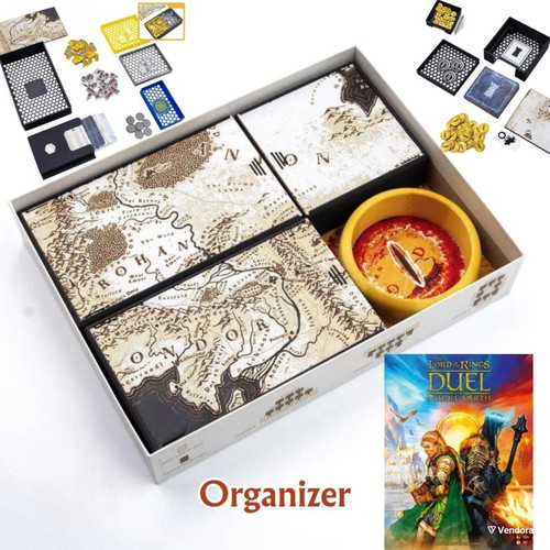 Lord of the Rings Duel for Middle-earth Board Game Organizer new