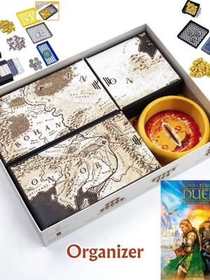 Lord of the Rings Duel for Middle-earth Board Game Organizer new