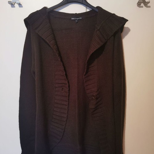 Julia Bergovich knitted cardigan brown size Large like new