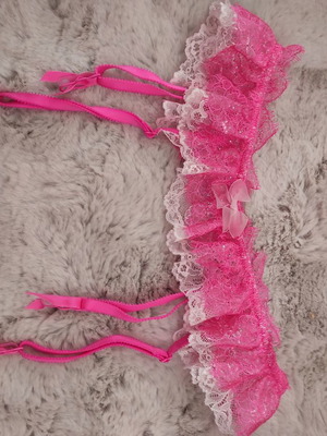 Victoria's Secret pink garters new