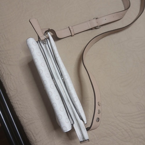 Guess shoulder bag, beige, A.L.E.