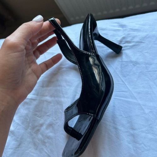 Sandals platform new, size 41, black