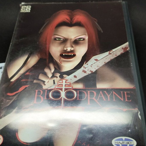 Bloodrayne PC game used, action-adventure 2002