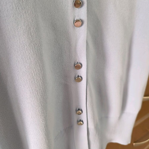 Mohito light blue blouse short sleeve brand new XS