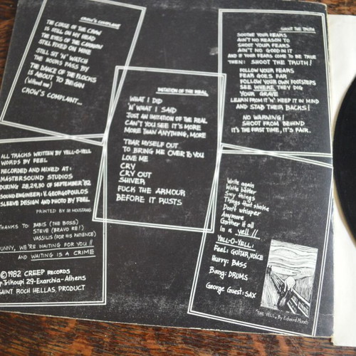 Yell-o-yell Shoot the Truth 7'' single used, rock