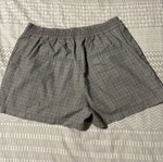 Checked shorts Pull & Bear used, size L, grey