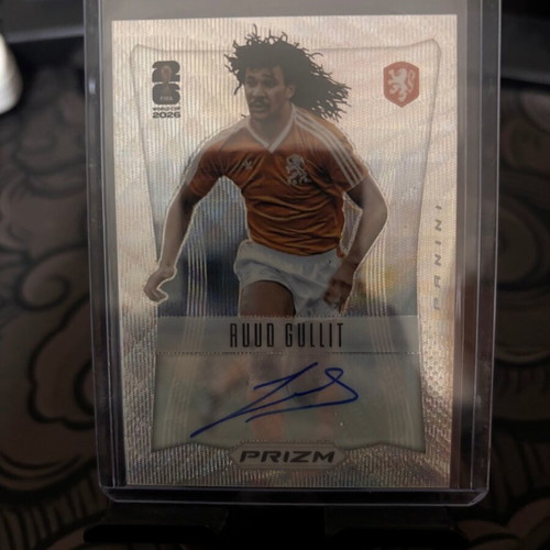 Ruud Gullit Panini Prizm World Cup 2026 Authentic Autograph Card