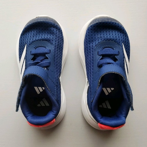 Βρεφικά παπούτσια Adidas νούμερο 23 σαν καινούργια, μπλε και άσπρα