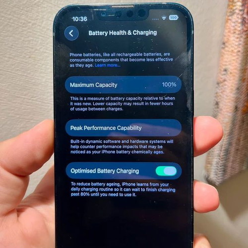 Apple iPhone 13 128GB Blue with accessories