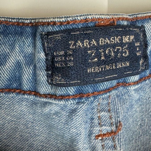 Zara Jean Capri wide fit size 36 used with rips