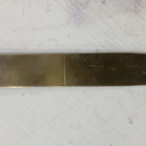Bookmark bronze with silver cross like new