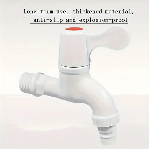 Plastic taps with removable nozzle, new, durable