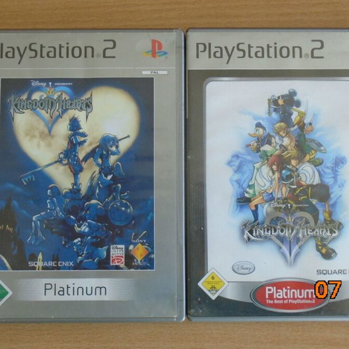 PlayStation 2 games set of 6 used, Kingdom Hearts, Naruto, Dragonball Z