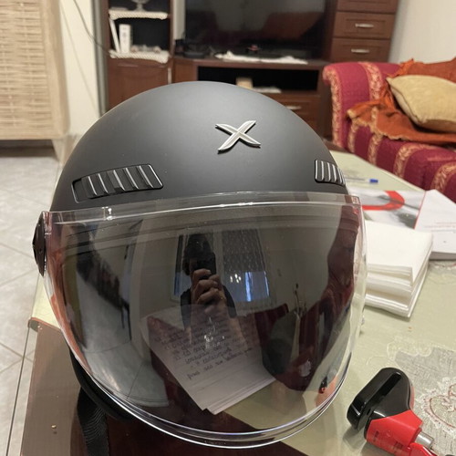 Motorcycle helmet and lock new