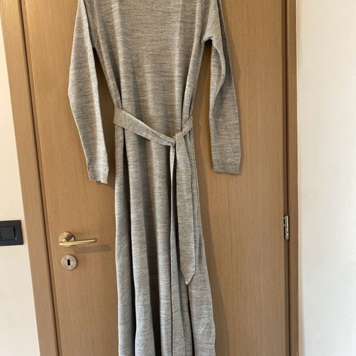 Hemithea Adela knit maxi dress like new, gray, size S