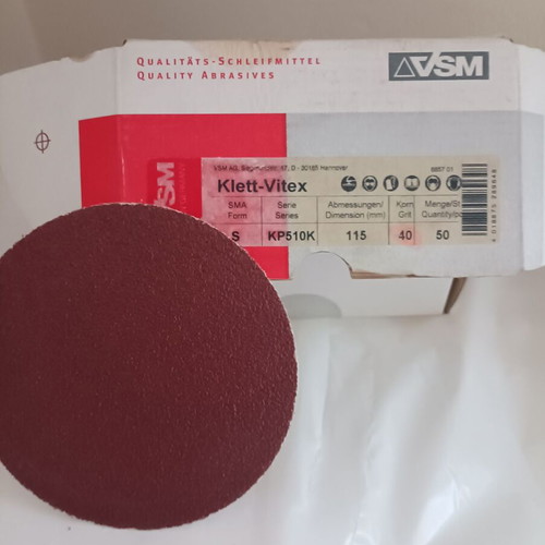 Sanding discs φ 115 grit 40 new, 50 pieces VSM ceramic