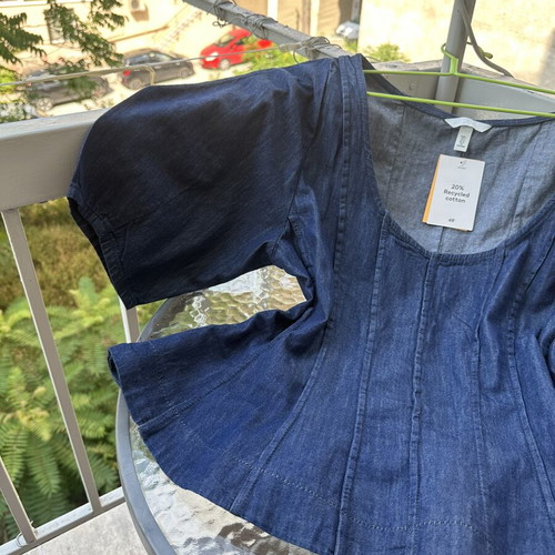 H&M Blue Summer Shirt New, Light Soft Cotton