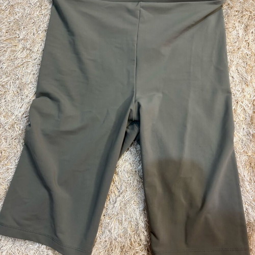 Biker leggings Zara like new, green, size M