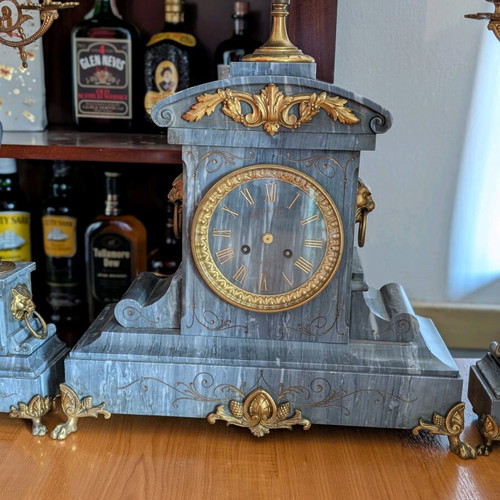 Medaille D'Argent Vincenti & Cie 1855 French antique clock used