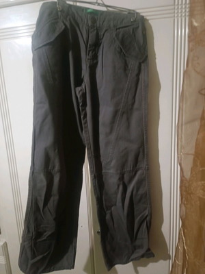 Benetton pants 8-9 years beige like new, size 140 cm