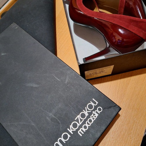 Gianna Kazakou pumps new, burgundy, size 38