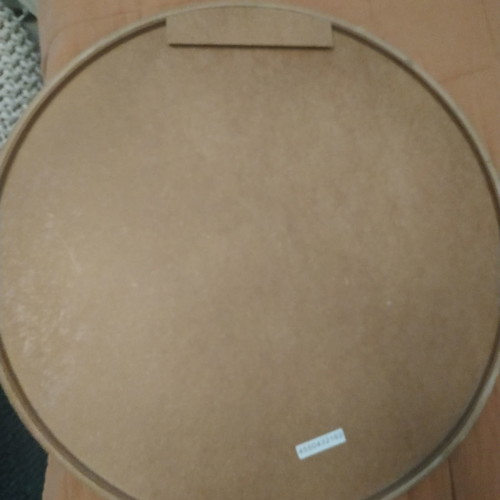 Wooden mirror new, 55 cm diameter