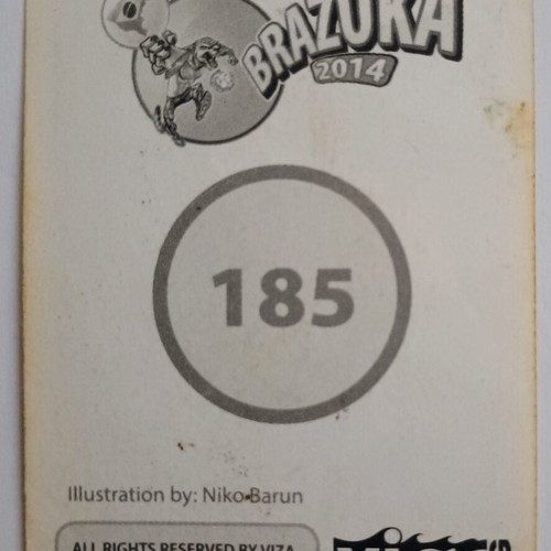 Sergio Kun Agüero collectible sticker, World Cup 2014, Argentina #185