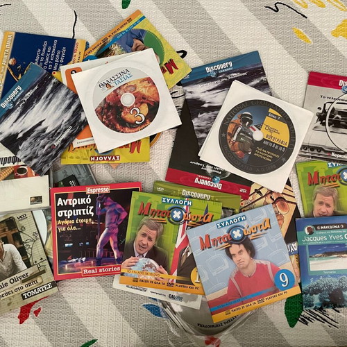 Διάφορα DVD καινούργια, 650 τεμάχια