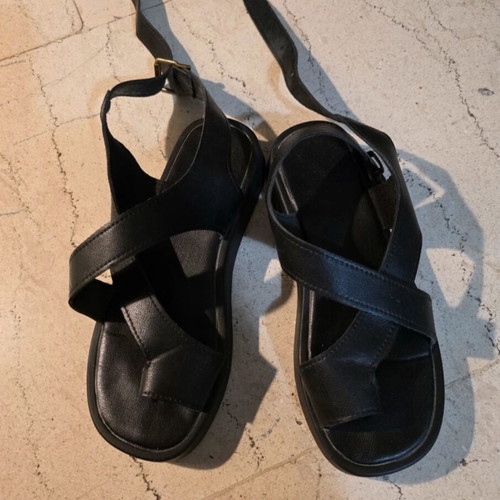 Shein black sandals like new, size 36