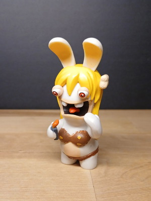 Raving Rabbids Travel in Time Collectable Figure like new
