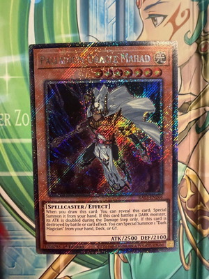 Palladium Oracle Mahad V.1 Platinum Secret Rare κάρτα Yu-Gi-Oh! σαν καινούργιο