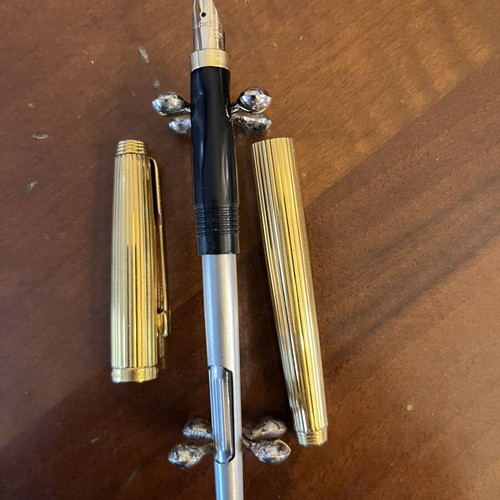 Parker 75 fountain pen like new, 14k gold nib BB tip