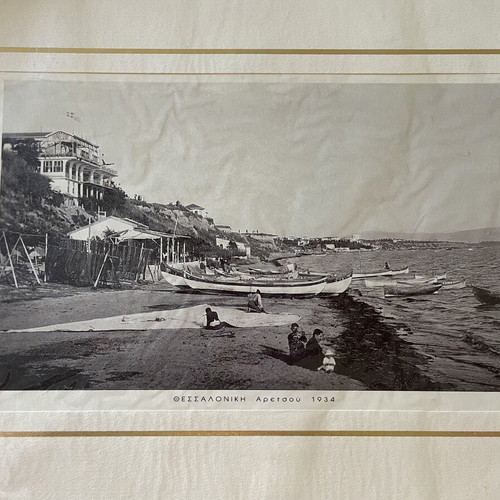 Vintage Thessaloniki photo prints set new, White Tower and landmarks